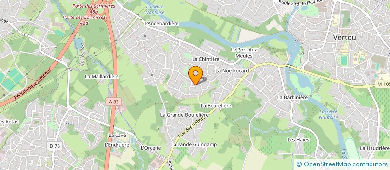 localisation de l'entreprise MANOE  VERTOU