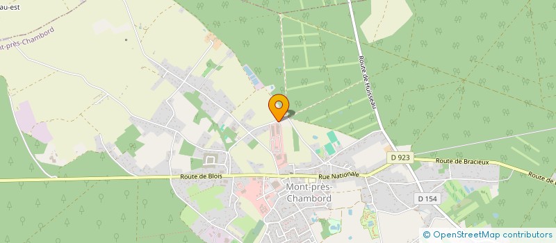 localisation de l'entreprise MANOE INVEST  MONT-PRES-CHAMBORD