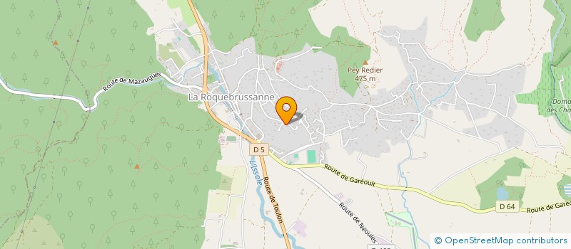 localisation de l'entreprise MANOELY  LA ROQUEBRUSSANNE