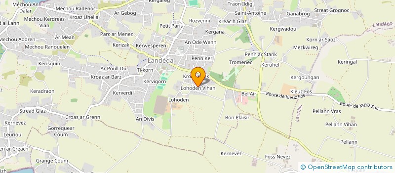 localisation de l'entreprise MANOFI  LANDEDA