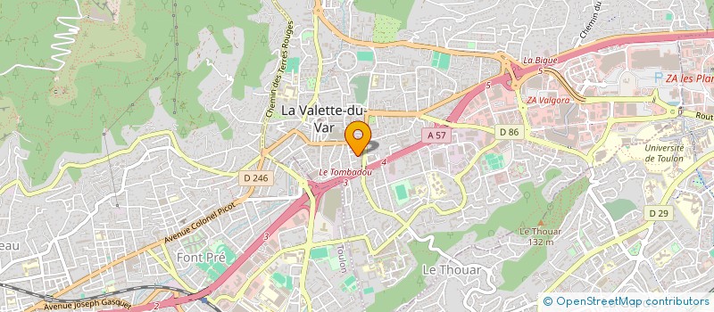 localisation de l'entreprise MANOFICA LIBERTE à LA VALETTE-DU-VAR