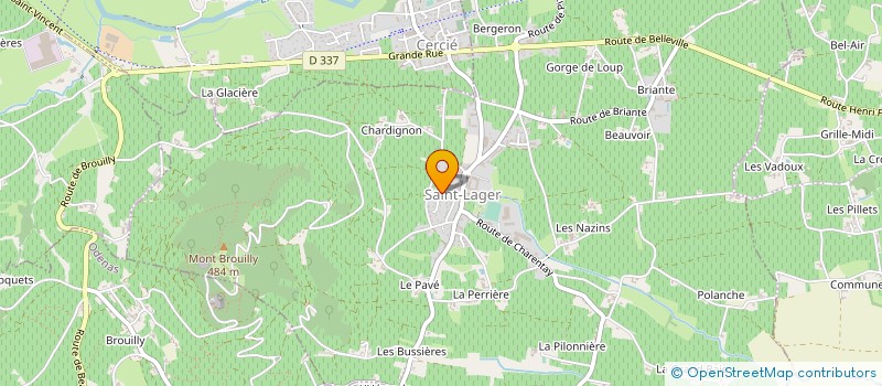 localisation de l'entreprise MANOFITOINE  SAINT-LAGER