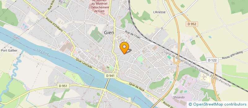 localisation de l'entreprise MANOFREL  GIEN