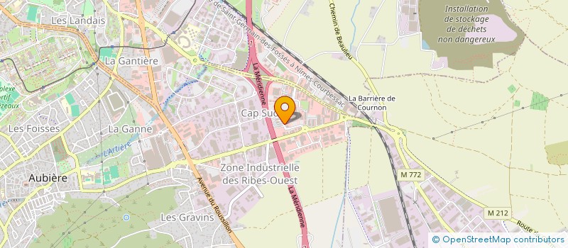 localisation de l'entreprise MANOGE à AUBIERE