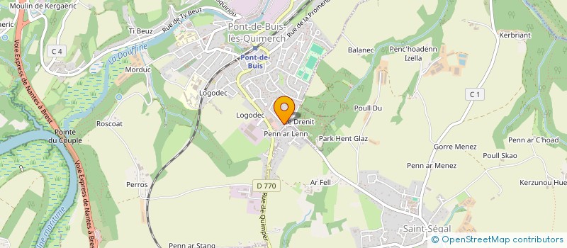 localisation de l'entreprise MANOH TAXI  PONT-DE-BUIS-LES-QUIMERCH