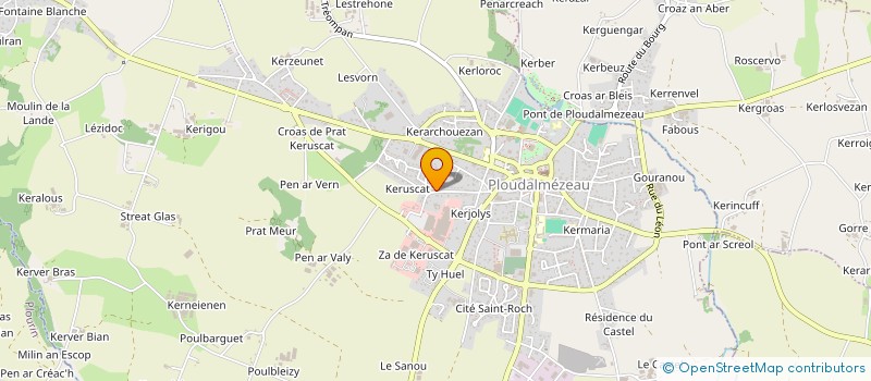 localisation de l'entreprise MANOIR 29 à PLOUDALMEZEAU