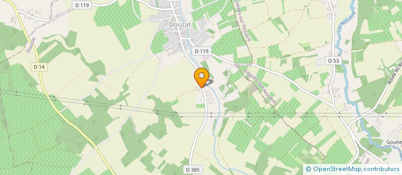 localisation de l'entreprise MANOIR AUX MAGNOLIAS  DOUZAT