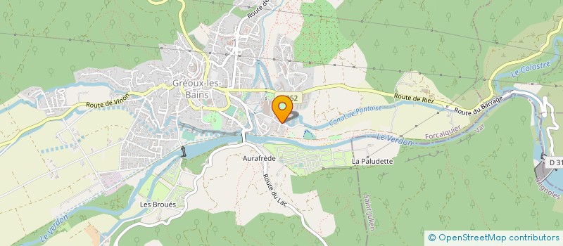 localisation de l'entreprise MANOIR D'AMAURY à GREOUX-LES-BAINS