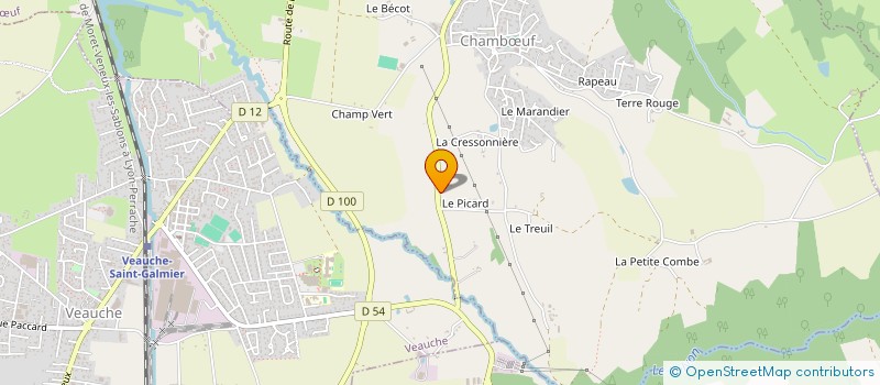 localisation de l'entreprise MANOIR DE BERBEZIE  CHAMBUF