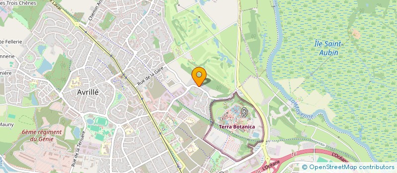 localisation de l'entreprise MANOIR DE LA CHALOUERE  AVRILLE