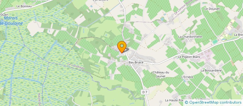 localisation de l'entreprise MANOIR DE LA FIRETIERE à LE LOROUX-BOTTEREAU