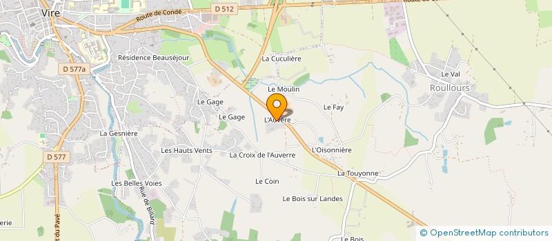 localisation de l'entreprise MANOIR DE LA POMMERAIE à VIRE-NORMANDIE