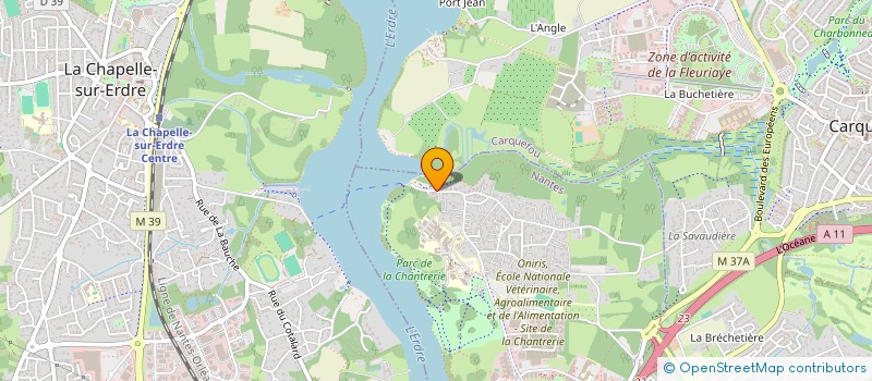 localisation de l'entreprise MANOIR DE LA REGATE à NANTES