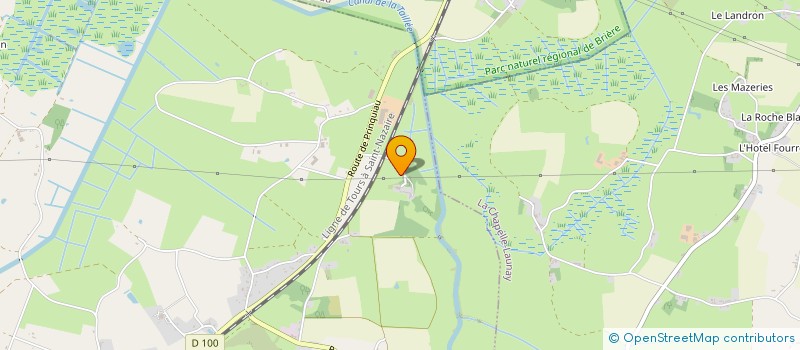 localisation de l'entreprise MANOIR DE LA SIMONAIS  DONGES