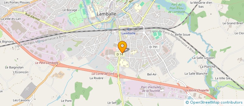 localisation de l'entreprise MANOIR DE LA VILLE MEEN  LAMBALLE-ARMOR