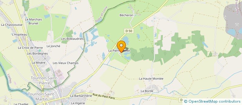 localisation de l'entreprise MANOIR DE PIERRE LEVEE à TOURNON-SAINT-MARTIN