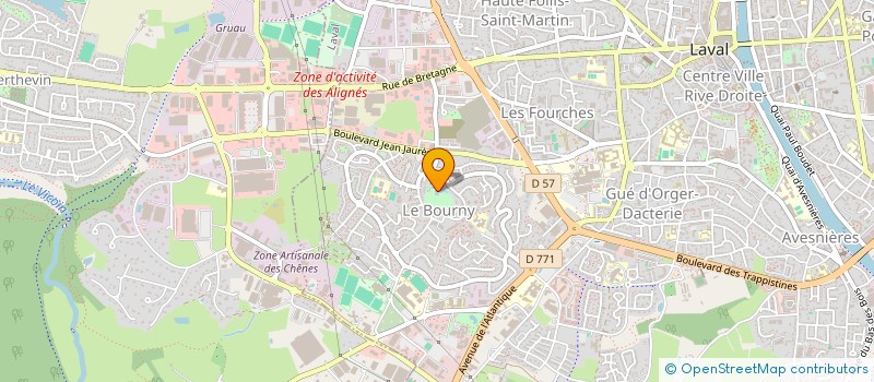 localisation de l'entreprise MANOIR DE ROUESSE à LAVAL