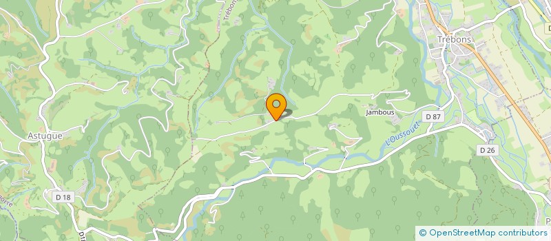 localisation de l'entreprise MANOIR DES DEUX PICS  TREBONS