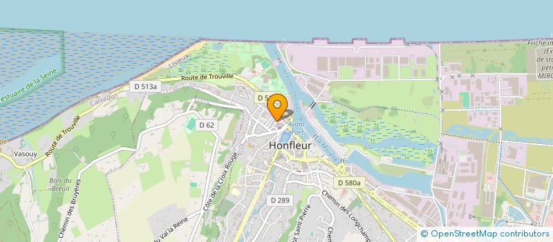 localisation de l'entreprise MANOIR ET TRADITIONS à HONFLEUR
