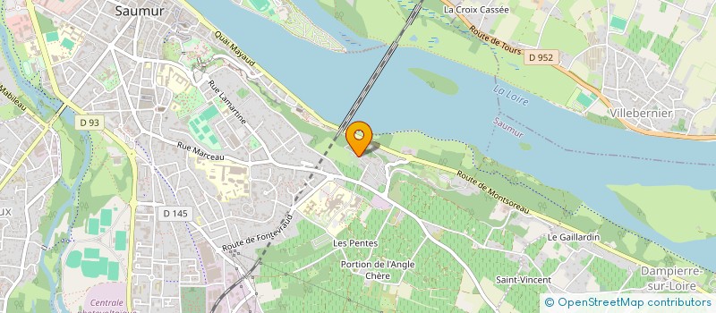 localisation de l'entreprise MANOIR PLESSIS BELLEVUE  SAUMUR