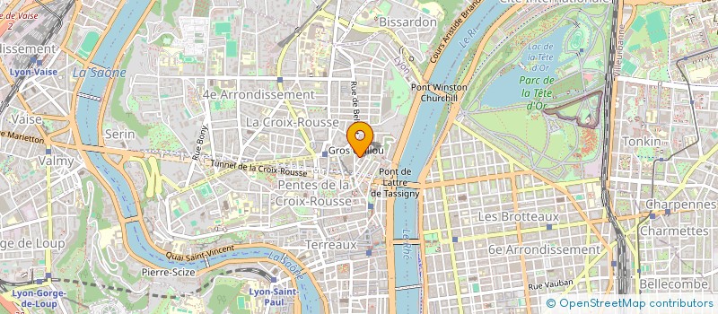 localisation de l'entreprise MANOIR PROD à LYON