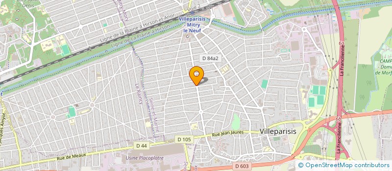 localisation de l'entreprise MANOKARI  VILLEPARISIS