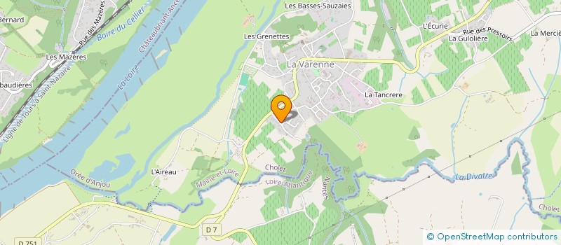 localisation de l'entreprise MANOKE  OREE D'ANJOU