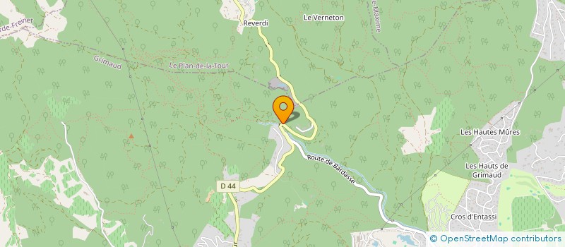 localisation de l'entreprise MANOLA à GRIMAUD