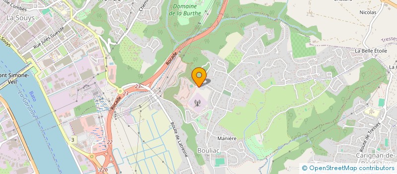 localisation de l'entreprise MANOLA  BOULIAC