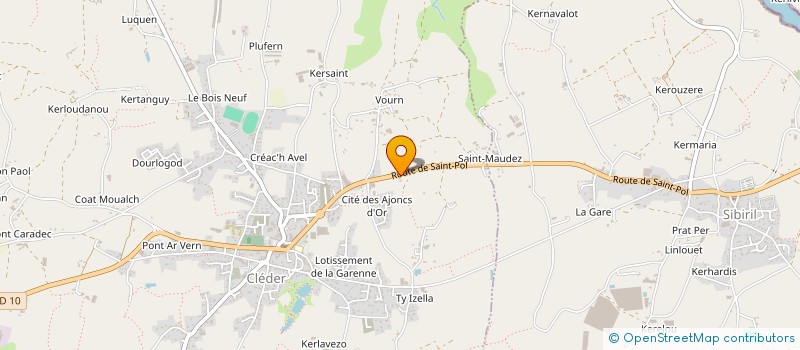 localisation de l'entreprise MANOLA  CLEDER