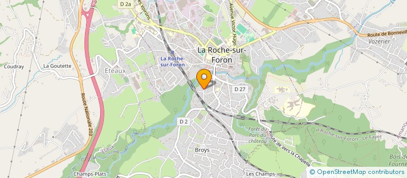 localisation de l'entreprise MANOLAN  LA ROCHE-SUR-FORON