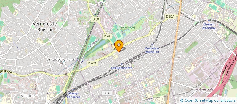 localisation de l'entreprise MANOLAUR à ANTONY