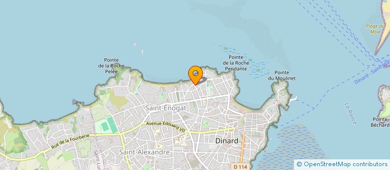 localisation de l'entreprise MANOLE à DINARD
