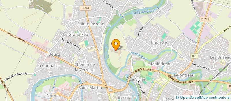 localisation de l'entreprise MANOLE INVESTISSEMENT  NIORT