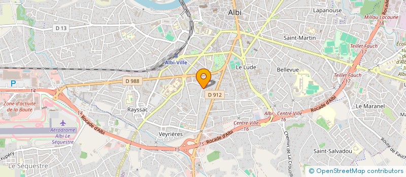 localisation de l'entreprise MANOLEA à ALBI