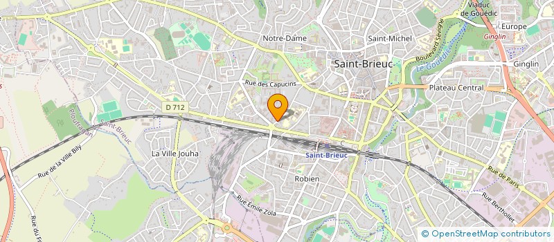 localisation de l'entreprise MANOLIE  SAINT-BRIEUC