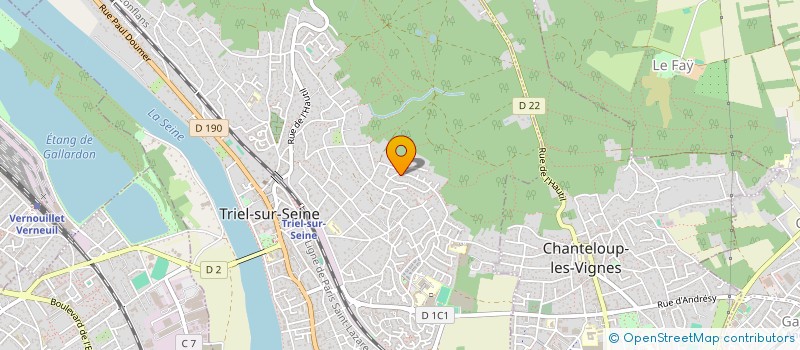 localisation de l'entreprise MANOLIN INVEST  TRIEL-SUR-SEINE