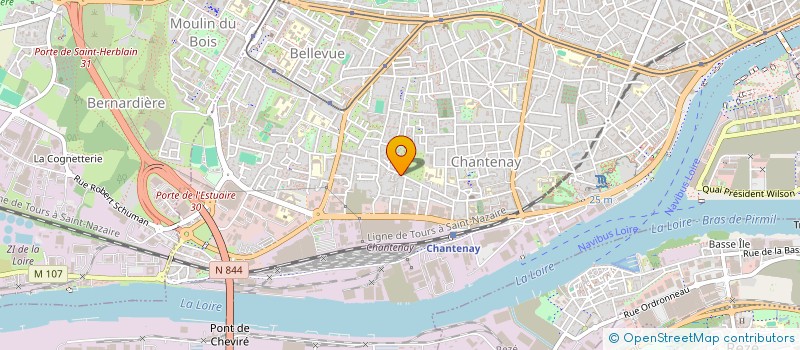 localisation de l'entreprise MANOLINE à NANTES