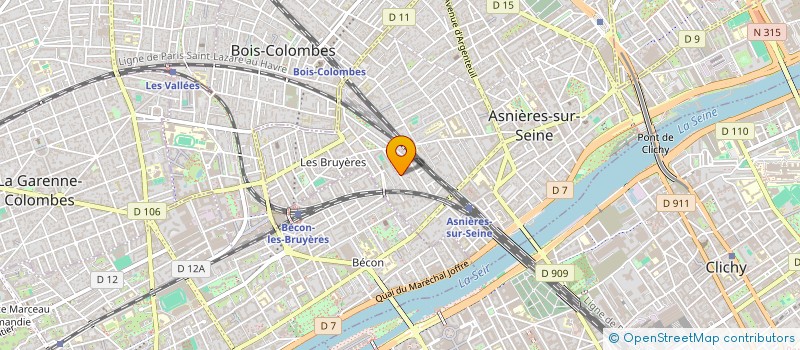 localisation de l'entreprise MANOLITA à ASNIERES-SUR-SEINE