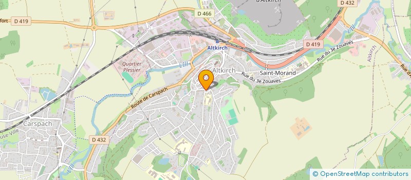 localisation de l'entreprise MANOLLO'S PIZZA  ALTKIRCH