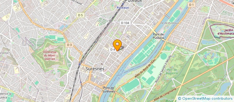 localisation de l'entreprise MANOLO DISTRIBUTION à SURESNES