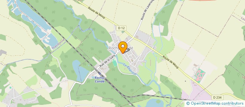 localisation de l'entreprise MANON  ROCHY-CONDE