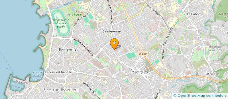localisation de l'entreprise MANON à MARSEILLE