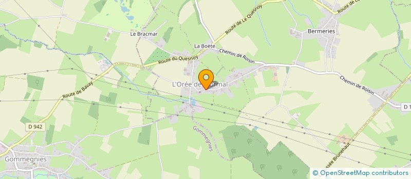 localisation de l'entreprise MANON  AMFROIPRET