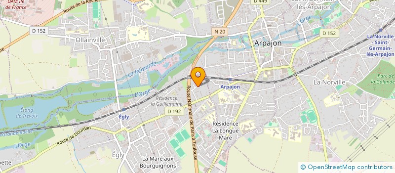 localisation de l'entreprise MANON  EGLY