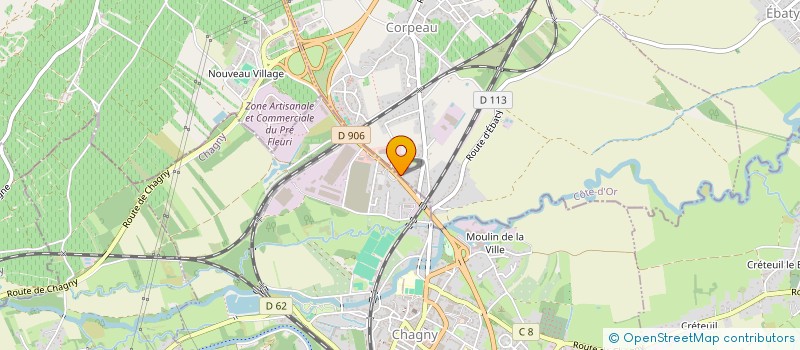 localisation de l'entreprise MANON à VOLNAY