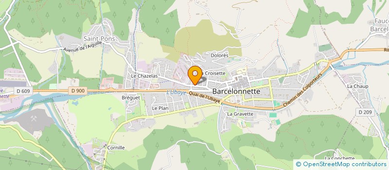 localisation de l'entreprise MANON à BARCELONNETTE