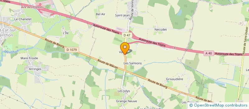 localisation de l'entreprise MANON  SAINT-GENIS-SUR-MENTHON