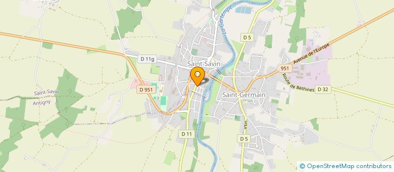 localisation de l'entreprise MANON  SAINT-SAVIN