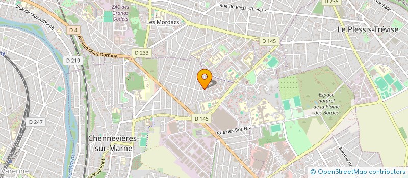 localisation de l'entreprise MANON AMBULANCE  CHENNEVIERES-SUR-MARNE